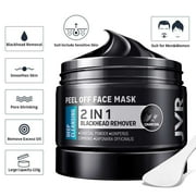 Blackhead Remover Mask, Purifying Peel Off Mask for All Skin Types, Charcoal Face Mask for Deep Cleansing Blackheads 4.23 OZ