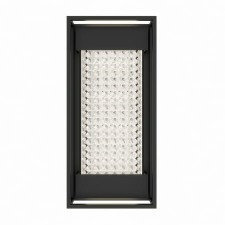 

Artika Glam 1 Light Integrated LED Wall Mounted Outdoor Light Sconce Black