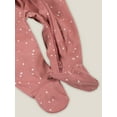 thumbnail image 5 of Little Star Organic Baby Girl Sleep 'N Play Footed Pajama, 2-Pack, Sizes Newborn-9 Months, 5 of 13