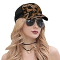 thumbnail image 5 of Picia Leopard Print Pattern Trucker Hat,Baseball Cap,Sun Protection Cap,Stylish Headwear,Leisure Cap,Outdoor Sports Cap, 5 of 7