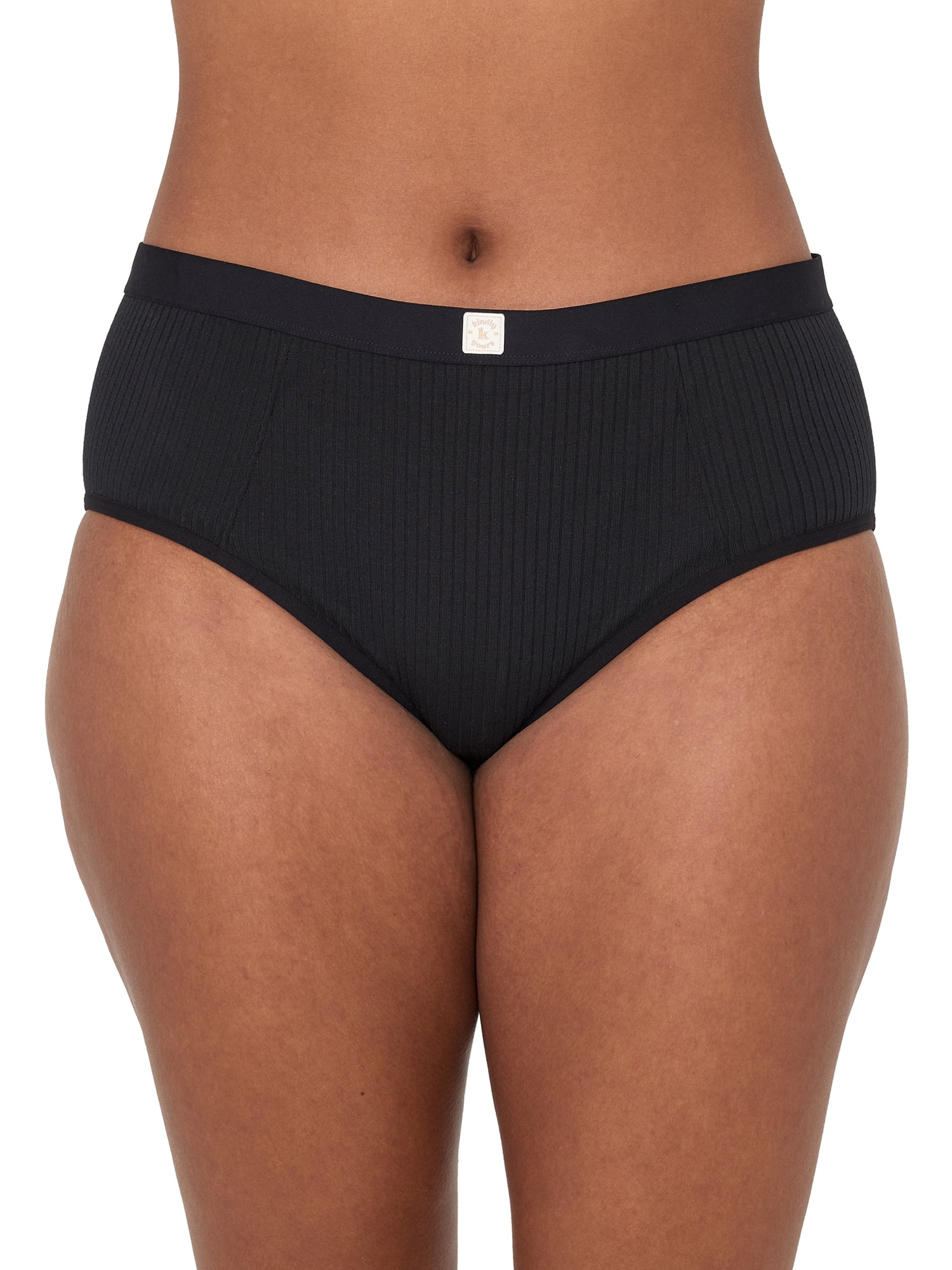 Kindly Yours Women’s So Comfy Rib High Leg Brief, 2-Pack, Sizes XS-XXXL