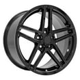 thumbnail image 3 of OE Wheels CV07B 19 Inch Rim Fits Base Corvette C6 Z06 Style 5x120.65 19x10 Gloss Black - Hollander 5342 (1), 3 of 5