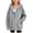 Gray, variant on Luhomi Oversized Sweatshirt for Girls Button up Long Sleeve Pullover Hoodie Kids Fall Winter Fashion Clothes(White,13-14 Years)