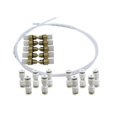 thumbnail image 1 of 5m,For Mercedes Suspension Air Line Hose+Repair Straight Connectors10x-4MM+Val jy, 1 of 4