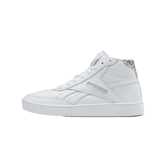 REEBOK WOMENS Club C Form High WMNS "White Leopard" FZ6027 from Stadium Goods