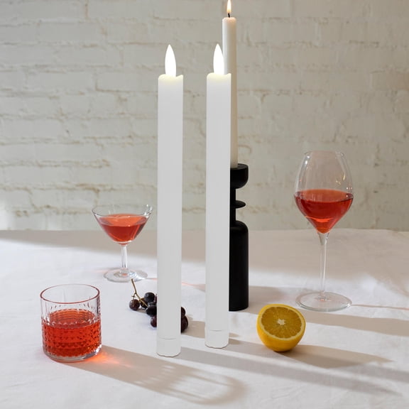 UPKOCH Rechargeable Flameless Candles for Decorative Lights Realistic Design 6pcs