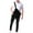 3#Black, variant on Mens Dungarees Slim Fit Denim Dungarees Bib and Brace Overalls with Pockets Skinny Work Overalls Stretch Utility Workwear Smart Casual Jumpsuit for Men Y2K Streetwear
