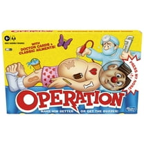 Operation Electronic Board Game with Doctor Cards and Funny Ailments, Kids Games, Ages 6 