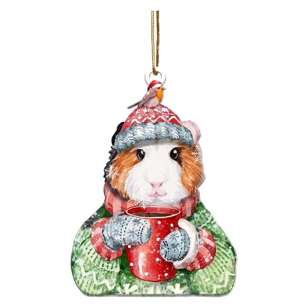 XWSHYW Adornos Colgantes Potros de Animales Navideños, Adornos Navideños de Exteriores, Adornos Navideños de Madera, Adorno de Colgados En La Pared de La Ventana, Decoración de La Sala de Estar, Hoga