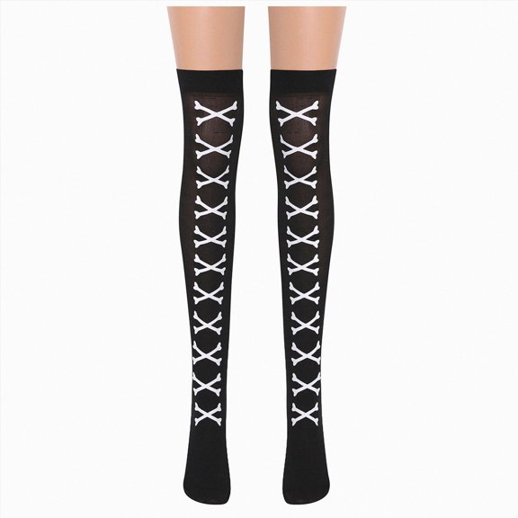 Linfrsh Halloween Thigh High Socks Over The Knee Stockings Festival High Socks