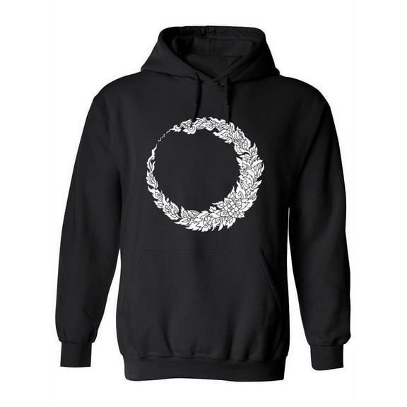 Floral Wreath Hoodie Women -Image by Shutterstock, Female Small