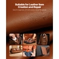 thumbnail image 6 of VEVOR Leather Working Tools Kit, 38 PCS Leather Craft Tools with Portable Canvas Storage Bag, Engraving Punching Sewing Stamping Cutting Tools, Ideal for Beginners DIY Enthusiasts and Professionals, 6 of 9