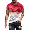 thumbnail image 1 of HKEJIAOI Men's Casual Shirts Classic Button Basic Short Sleeve Shirt Solid Color Tees Stylish Tops, 1 of 5
