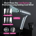 Professional Hair Dryer, Lightweight Foldable, Compact Dual Ion Hair