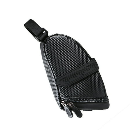 CIMAXIC Cycling Seat Bag Bike Rear Seat Bag TPU Black 1Pack