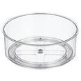 thumbnail image 7 of mDesign 9" Plastic Lazy Susan Spinner for Kitchen Cabinet Organizing - Clear, 7 of 7