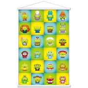 Disney Pixar - Aliens Group Wall Poster with Wooden Magnetic Frame, 22.375" x 34"