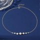 thumbnail image 3 of Pearl Pendant Necklace Minimalist 7 Faux Pearl Necklace Chain Jewelry for Women, 3 of 5