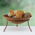 thumbnail image 7 of 2 Piece Americana Wood Burning Fire Pit Set, Wide Bowl, Raised Tripod Stand, Rusty Finish, Iron, 18 1/2 Diameter inches, 7 of 7
