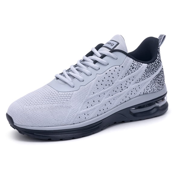 AOV Tennis Shoes for Men Athletic Running Sneakers for Sport Gym Jogging Walking Blackwhite US 7