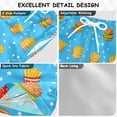 thumbnail image 4 of Fastfood Pattern Design Swim Trunks Quick Dry Beach Pool Board Shorts Lightweight Stylish Print Sizes 2T to XL, 4 of 8