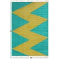 thumbnail image 3 of Casavani Handmade Dining Room Décor Custom Rug, Blue 4x15 feet, 3 of 6