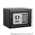 thumbnail image 1 of Stalwart Digital Security Safe Box for Valuables 鈥?Compact Steel Lock Box with Electronic Keypad 鈥?Portable Safe for Home, Business or Travel (Black), 1 of 6
