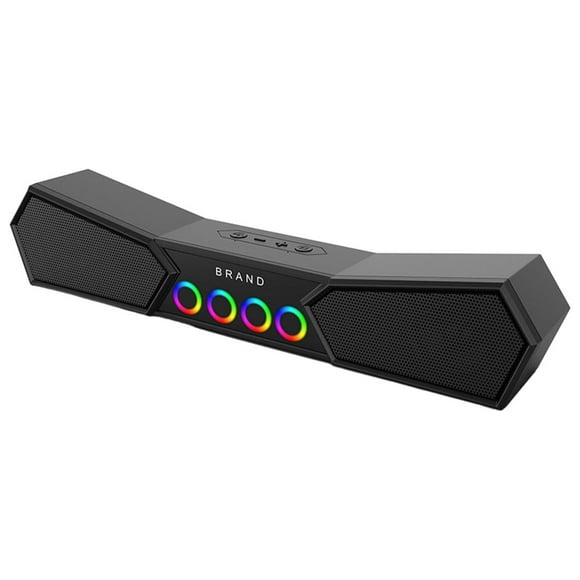 Bluetooth Speakers with Subwoofer,Outdoor Speakers Bluetooth Desktop Colour Rgb Bar Bluetooth Speaker for Car Fitness Sports Outdoor Home Audio Outdoor Bluetooth Speakers