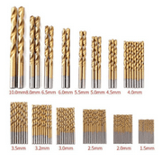 99PCS HSS Metric Drill Bit Sets For Drilling Stainless Steels & Hard Metals