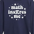 thumbnail image 3 of Instant Message - Math Inspires Me - Toddler And Youth Long Sleeve Graphic T-Shirt, 3 of 6