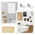 thumbnail image 2 of unbranded 100Ud Soporte De Para Hogar En Hierro Plateado Con Agujeros Avellanados Y Sin Rayas, 2 of 8