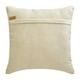 thumbnail image 3 of Decorative Pillow Covers, Silver & Gold 14"x14" (35x35 cm) Pillow Covers, Silk Patchwork & Metallic Leather Throw Pillows For Sofa, Abstract Pattern Modern Style - Auriferous, 3 of 4