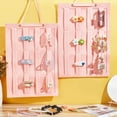 thumbnail image 4 of 2 pc 2 Pcs Hair Claw Clip Organizer Holder 30.7x13.78 Inch Hair Accessories Hanging Storage Wall Hanging Hair Clip Stand Felt Hair Claw Clips Holder for Lady Store over 20 Hair Clips Pink, 4 of 6