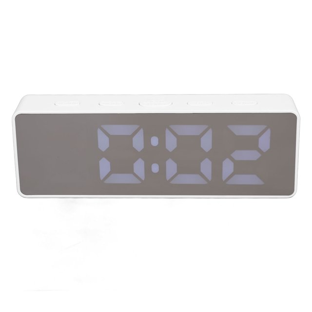 Reloj Despertador Digital LED, Funciones Múltiples, 2 Ajustes De Alarma, Pantalla Numérica, Decoración Elegante, Función De Memoria De Apagado, Con Cable USB, Para Dormitorio,