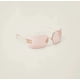 thumbnail image 1 of Miu MU54YS ZVN20F Women’s Wrap Sunglasses – Pale Gold Frame / Pink Mirror Lens, 1 of 4