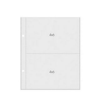  Dunwell Photo Album Refills 5x7 - (25 Pack), for 100 Pictures,  Photo Sleeve Inserts for 3-Ring Binder, 2-Pocket Photo Page for 5 x 7  Photographs, Postcards, Recipe Cards : Office Products