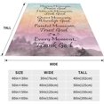 thumbnail image 6 of Christian Gifts for Women 60"x50" Catholic Bible Verse Inspirational Blankets Soft Throw Blanket Catholic Christian Gifts Birthday Gifts for Women Gifts, 6 of 6