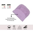 thumbnail image 3 of Home Weavers Radiant Collection Bathroom Rug 100% Cotton Tufted Round Shape Bathroom Rug, Soft & Absorbent Bath Rugs, Non-Slip Bath Rug, Machine Wash Dry Bath Mats - 22" Round, Purple, 3 of 9