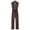 Rainbow, variant on Aislor Men Retro 70's 80s Disco Costume Shiny Metallic Plaid Print Jumpsuits Sleeveless Bodysuit Black L