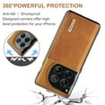 thumbnail image 5 of Allytech 2 in 1 Detachable Wallet Case for OnePlus 12 with Cash Pocket & Cash Slots, [Full Body Protection] [Magnetic Clasp] Luxury PU Leather Shockproof Slim Kickstand Case - Brown, 5 of 9