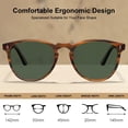 thumbnail image 4 of Lentes de Sol CARFIA de Acetato Polarizados para Hombre CA2307 Lente Verde, 4 of 9