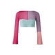 thumbnail image 5 of VISgogo Jersey de ganchillo de patchwork para mujer, manga larga, cuello cuadrado, tops recortados ahuecados VISgogo moda, 5 of 9