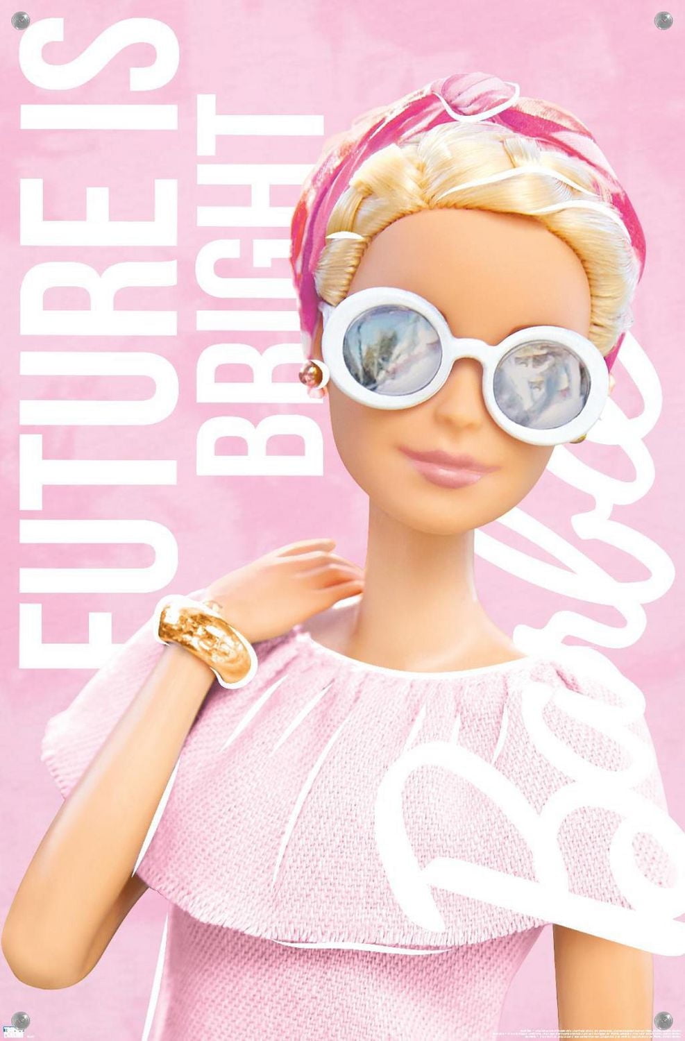 Mattel Barbie - Future is Bright Wall Poster, 22.375" x 34"