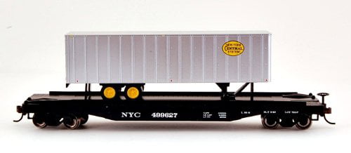 Bachmann Industries 52 with 35 Piggyback Trailer B and O Railway Express Agency Flat Car 6 HO Scale 6 16702