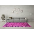 thumbnail image 3 of Ahgly Company Indoor Round Oriental Pink Industrial Area Rugs, 7' Round, 3 of 4