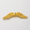 thumbnail image 2 of Tibetan Style Alloy Beads Wing Golden 7.5x30x3mm Hole: 1mm, 2 of 2