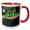 Red/White, variant on 3drose, Fiji Banded Iguana Lizard, Vitu Levu, Fiji - Oc01 Dpb0260 - Douglas Peebles, 11oz Mug