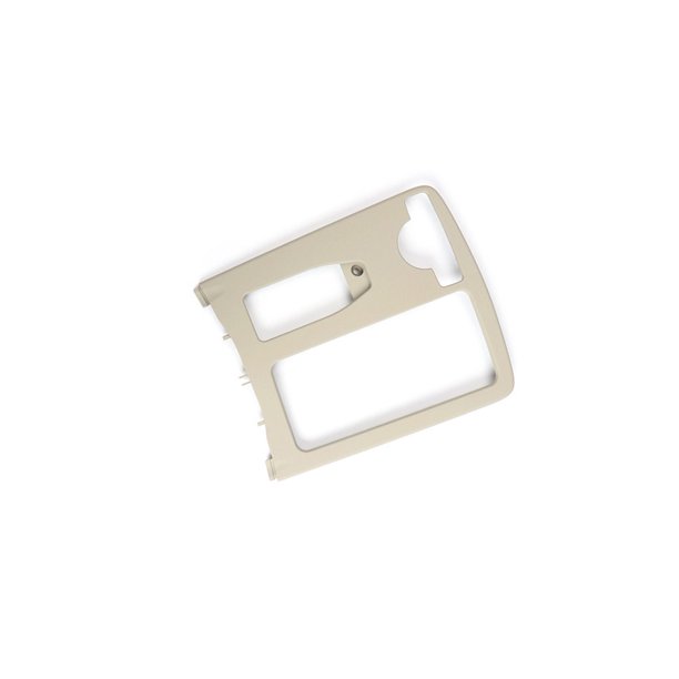 Kenally Cubierta embellecedora para consola central de coche ABS, Color sólido, soporte interno para vaso de agua de vehículo automotriz, Ventana automotriz Beige