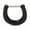 Black with Surgical Steel, variant on Septum Clicker Ring with Polish Surface 16g Cartilage Septum Tragus Rook