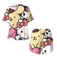 thumbnail image 5 of Lsque Sanrio Women's Short-Sleeved Pajama Set - 2 Piece Soft and Lightweight Sleepwear Set-Small, 5 of 9
